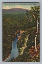 Gorge from Harrison Park Grand Canyon Pennsylvania Postcard picture