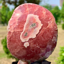 193G  Rhodochrosite Crystal Slab Slice AAA+ : Love / Compassion /Museum level picture