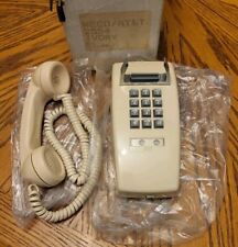 NOS WESTERN ELECTRIC 2554 IVORY BELL SYSTEM Touch tone Telephone Wall Phone 1988 picture