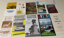 Lot Vintage Texas Travel brochures map 1960's Houston Arlington Austin picture