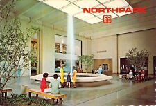 1966 TX Arlington Northpark Shopping Mall Fountain shopping 4x6 postcard CT36 picture