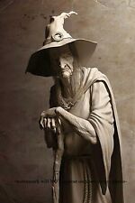 Scary Witch PHOTO Vintage Creepy Halloween Freak Scary Strange Wicked Witch picture