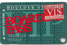 Boulder Station Casino - Las Vegas, NV - 2nd Issue Slot Card (c) 1995, 55+ VI$ picture