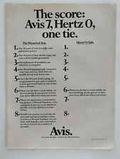 Avis Rent A Car System Inc. Vintage 1973 Print Ad picture