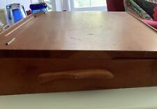 Cherry Wood Writing desk boxed Vintage picture