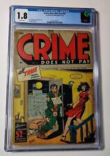 Crime Does Not Pay #43 (CGC 1.8) 1946 Shocking GGA picture