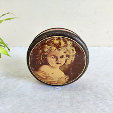 Vintage English Girl Graphics James Lord & Son Ltd. Confectionery Tin Box T286 picture