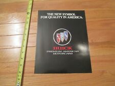 Buick Premium American Motorcars 1990 car Auto Dealer showroom Sales Brochure picture