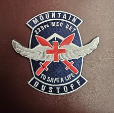 US Army aviation patches. 229th MEDICAL DETACHMENT (AA) Mountain Dustoff Patch  picture