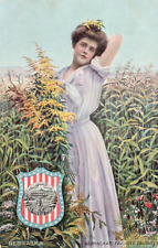 Raphael Tuck Postcard Nebraska's Favorite Daughter State Belles Series No. 2669 picture