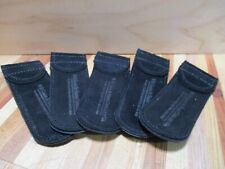 New 5 Pack Case Suede Pocketknife Large Slip Pouch - Knives Not Included picture