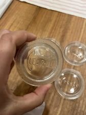 1 Vintage CLEAR-VU Glass Lids for Mason Canning Jar picture