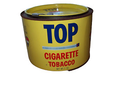 vintage Top Cigarette Tobacco TIN 7 Oz RJ Reynolds Empty Can with lid AND Tab picture