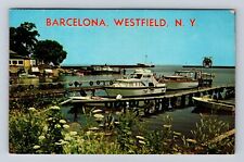 Westfield NY-New York, Barcelona Harbor, Lake Erie, Antique Vintage Postcard picture