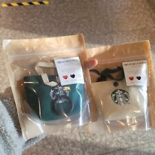 Starbucks Korea 2021 Lovely Heart Jelly Minibag(White / Green) picture