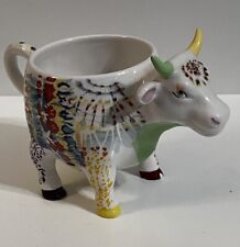 Cow Parade Udderly Groovy Lady Belle Bennett Decorative Mug 2001 - 7417 picture