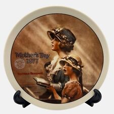 1977 Knowles Norman Rockwell Mother's Day Collectible Plate Porcelain China 8.5