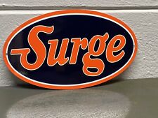 Surge Milker Metal Sign Gas Oil Farm Dairy Agriculture Cow Gas Oil Agriculture picture
