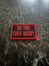 GORUCK GO Do You Even RUCK TRUCKER HAT VELKRO PATCH RUCKING LOGO RARE Funny Lift picture