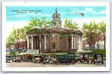 Original Old Antique Vintage Outdoor Postcard Court House Huntsville Alabama USA picture