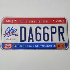 Vintage Ohio Special Bicentennial Expired 2007 Sovenior Plate Great Collectible picture