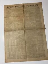 Antique 1890s Daily Drovers Telegram Newspaper KC Stockyard LiveStock 09 30 1891 picture