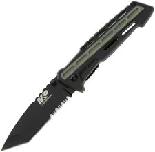 Smith & Wesson Knife M & P Tactical Liner Lock Tanto Blade Pocket Clip picture