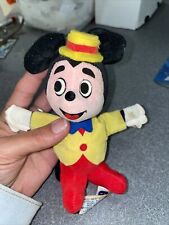 Vintage 1966 Walt Disney Prod. GUND Plush Mickey Mouse  Stuffed w/ Sawdust RARE picture
