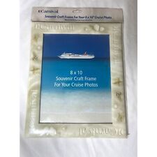 New Carnival Cruise Line Vacation Souvenir Craft 8 x 10 Picture Frame NIP   picture