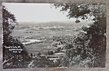 Healdsburg California Birds Eye View from Fitch Mt. Real Photo Postcard RPPC picture