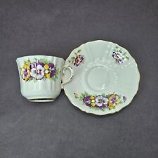 Vintage Old Royal Bone China England Teacup & Saucer Set From England picture