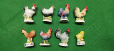 LOT 8 FEVES CHICKENS, ROOSTER, CHICK picture