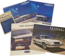 5 VINTAGE ORIGINAL 1976 1979 1980 1988 FORD MUSTANG dealer catalogs owner manual picture