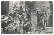 Belgium Unused World War I Propaganda Postcard, German Soldiers Le Pillage picture