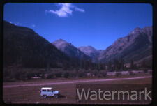 1960s kodachrome Photo slide   NIssan patrol  Jeep car Capitol City Colorado picture