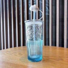 2024 Hot Sale Starbucks High Color Gradient Blue Cloud Glass Straw Mug Gift picture