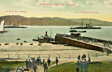 British Navy HMS New Zealand HMS King Edward Rathmullan Pier Ireland Harbor picture