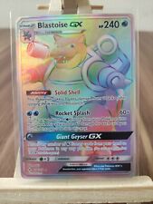 Blastoise GX 218/214 Unbroken bonds Secret Rainbow Rare Pokemon Card * New *  picture