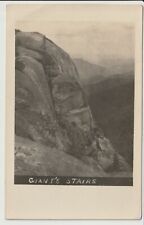 RPPC Giant's Stairs Crawford Notch New Hampshire White Mountains Real Photo NH picture
