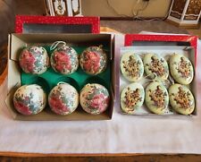 Vintage Dillard's Trimmings Christmas Ornaments in Pristine Condition picture