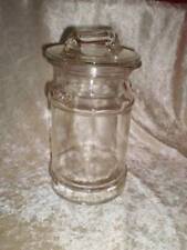 Vintage Large Glass Apothecary Jar Kitchen Canister-1960's picture