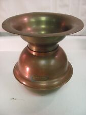 Vintage Goldfield Spittoon Nevada Hotel Copper Weighted Western Primitive Decor picture