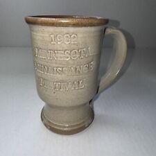 Vintage 1982 Minnesota Renaissance Festival Fair Handmade Mug Unicorn Horse Cup picture