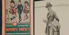 1917 antique BROWN WOOLEN Co. semi-annual edition FASHION CATALOG tailor ADS picture
