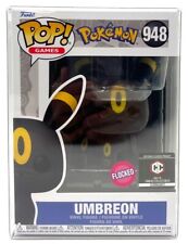 Funko Pop Games Pokémon Umbreon Flocked #1514 Chalice Exclusive with Protector picture