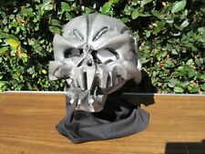 The Paper Magic Group Silver Cyborg Robot Alien Skull Rubber Halloween Mask 1998 picture