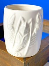 Vintage Down East Crafts 80s White Lobster Embossed Mug Cup Paintable Art Crafts picture