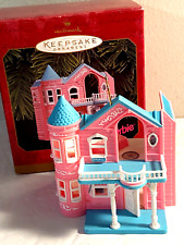 Vintage 1999 Hallmark Keepsake Barbie Pink Dream House 4