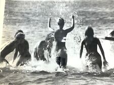 (Aq) 8X10 Photograph Swedish Fly Skinny Dip Splash 1972 Film Blondes Press Women picture