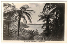 c1930 Real Photo Postcard: The Green Lake - Te Wairoa, NZ – a/s: J. Batchelor picture
